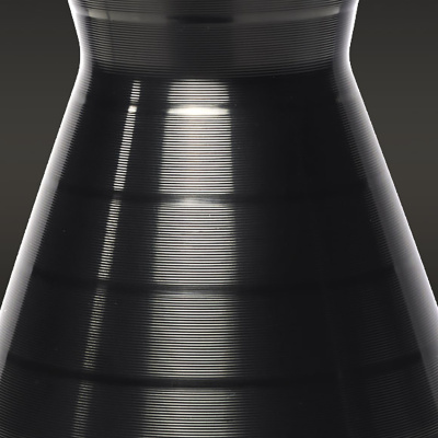 Лава-лампа Mathmos Astro Black Vinyl Розовая/Прозрачная