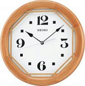 Стильные настенные часы Seiko, QXA565ZL, в деревянном корпусе