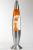 Лава-лампа 48см Оранжевая/Прозрачная (Воск) Silver