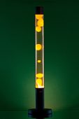 Напольная Лава лампа Amperia Falcon Желтая/Прозрачная (76 см)
