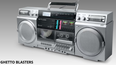 Музыкальный центр Muse Boombox, FM-радио, CD / MP3, магнитофон, USB / micro-SD, Bt