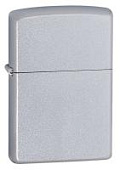 Зажигалка ZIPPO Classic с покрытием Satin Chrome™, латунь/сталь, серебристая, матовая, 38x13x57 мм