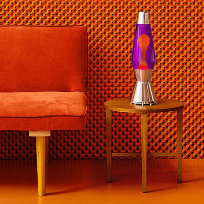 Лава-лампа Mathmos Astro Розовая/Прозрачная Silver