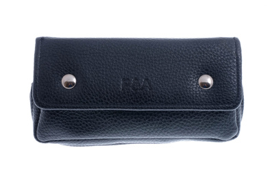 Сумка P&A для 1 трубки и табака, экокожа, черная