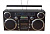 Музыкальный центр GPO Brooklyn Boombox, черный