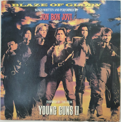 Виниловая пластинка Jon Bon Jovi, Джон Бон Джови; Blaze Of Glory, бу Виниловая пластинка Jon Bon Jovi, Джон Бон Джови; Blaze Of Glory, бу
