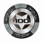 Фишки для игры в покер Black Stars номиналом 100 (25шт)