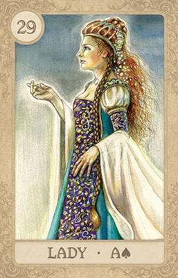 Карты Таро: "Fairy Tale Lenormand in a Tin" в жестяной банке