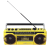Ретро-магнитофон  EL-149BT "Ghettoblaster", желтый