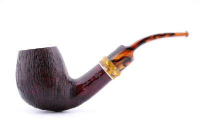 Трубка Mastro de Paja Pettinata Classica с цветным кольцом