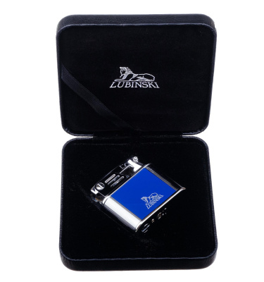Зажигалка Lubinski Бассано, кремневая, синяя, WD570-4 Зажигалка Lubinski Бассано, кремневая, синяя, WD570-4