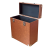 Кейс для виниловых пластинок BOX, коричневый, BOX-Br