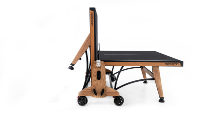 Теннисный стол складной для помещений "RASSON PREMIUM T03 Indoor" (274 х 152,5 х 76 см, натуральный дуб) с сеткой