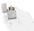Зажигалка ZIPPO Classic 350 с покрытием High Polish Chrome, латунь/сталь, серебристая, 38x13x57 мм
