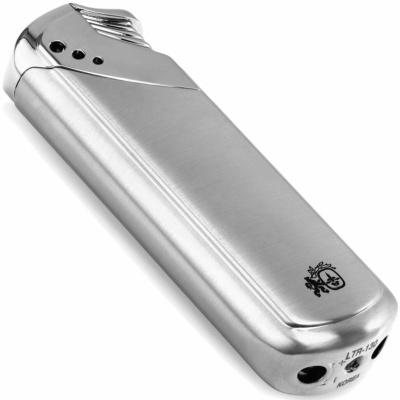 Зажигалка Colibri Mystique Satin Silver & Polished Silver