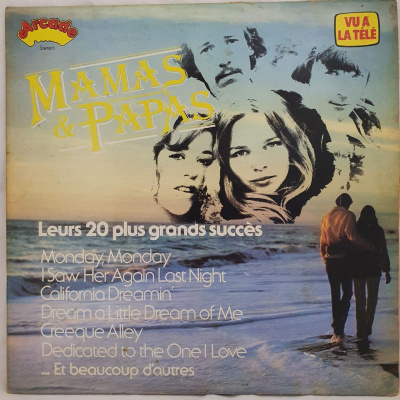 Виниловая пластинка Мамас и Папас, MAMAS & PAPAS, Leurs 20 Plus Grands Succès, бу