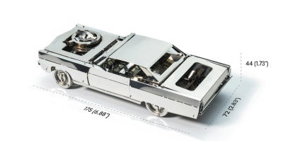 Механический металлический конструктор TimeForMachine - Американский автомобиль мечты (Royal Voyager)