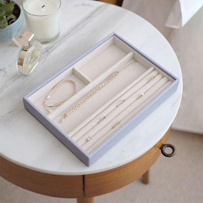 Лоток LC Designs для хранения украшений арт.74592, голубой