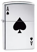 Зажигалка ZIPPO Сlassic с покрытием High Polish Chrome, латунь/сталь, серебристая, 38x13x57 мм