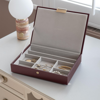 Шкатулка для хранения украшений LC Designs арт.76863, бордо