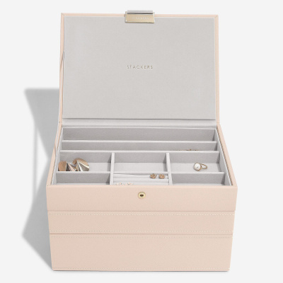 Шкатулка LC Designs для хранения украшений арт.76933, бледно-розовая