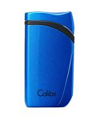 Зажигалка сигарная Colibri Falcon, синий металлик