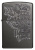 Зажигалка ZIPPO Classic с покрытием Gray, латунь/сталь, серая, матовая, 38x13x57 мм