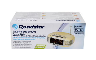 Радиобудильник Roadstar CLR-1966 / CR (FM/MW/часы/будильник)