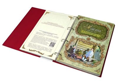 Родословная книга «Художественная», белая с мечетью