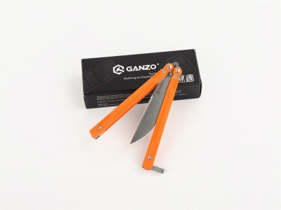 Нож-бабочка Ganzo, оранжевый