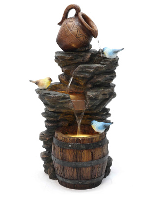 Фонтан декоративный Кантри с подсветкой