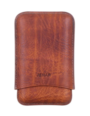 Чехол Jemar на 3 сигары, натуральная кожа Чехол Jemar на 3 сигары, натуральная кожа