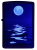 Зажигалка ZIPPO Moon Sunset с покрытием Black Light, латунь/сталь, чёрная, матовая, 38x13x57 мм