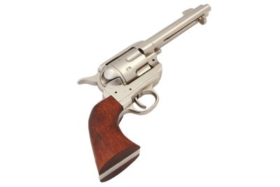 Макет. Револьвер Кольт CAL.45 PEACEMAKER 4,75" ("Миротворец") (США, 1873 г.), никель