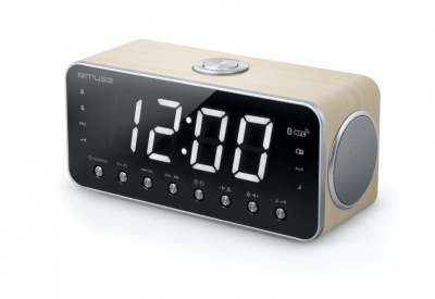 Радиоприемник Muse M-196 CWT, часы, будильник, Bluetooth