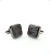 Запонки Cufflinks Inc. Квадрат черный металлик с лилией CF25