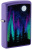 Зажигалка ZIPPO Night In The Forest с покрытием Purple Matte, латунь/сталь, фиолетовая, 38x13x57 мм Зажигалка ZIPPO Night In The Forest с покрытием Purple Matte, латунь/сталь, фиолетовая, 38x13x57 мм