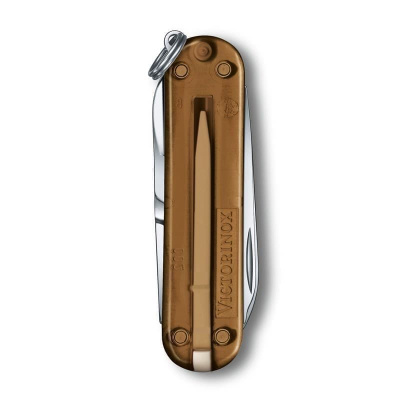 Нож-брелок VICTORINOX Classic SD Colors "Chocolate Fudge", 58 мм, 7 функций, карамельный Нож-брелок VICTORINOX Classic SD Colors "Chocolate Fudge", 58 мм, 7 функций, карамельный