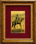 Картина на сусальном золоте Москва, князь Юрий Долгорукий, 41602