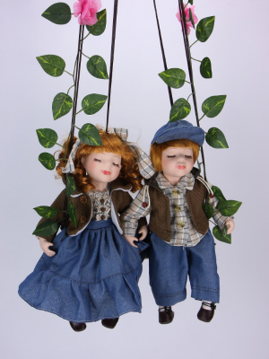Куклы фарфоровые Валентин и Валентина