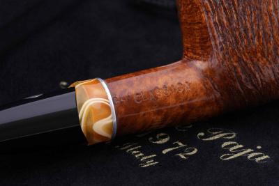 Трубка Mastro de Paja Pettinata Classica с цветным кольцом