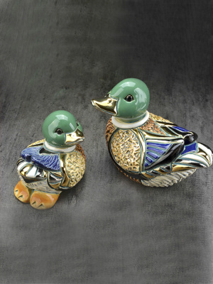 Статуэтка  керамическая "Утенок Кряквы"