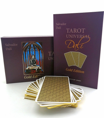 Карты Таро. "Salvador Dali. Universal Tarot. Gold Edition" / Сальвадор Дали. Универсальное Таро (Золотое издание), AGM Urania