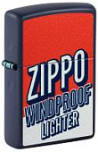 Зажигалка ZIPPO Color Block Design с покрытием Navy Matte, латунь/сталь, синяя, 38x13x57 мм (без бензина) Зажигалка ZIPPO Color Block Design с покрытием Navy Matte, латунь/сталь, синяя, 38x13x57 мм (без бензина)