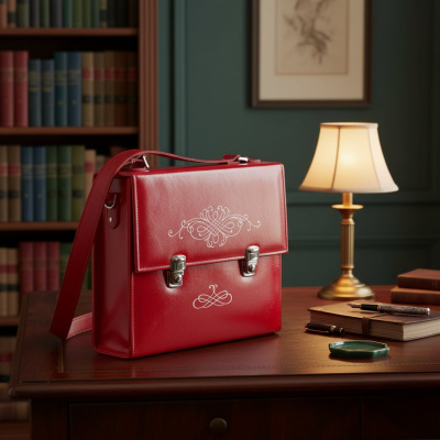 Набор женский в сумке из натуральной кожи «Автоледи» (2 персоны) Набор женский в сумке из натуральной кожи «Автоледи» (2 персоны)