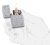 Зажигалка ZIPPO Classic 28458 с покрытием Satin Chrome™, латунь/сталь, серебристая, матовая, 38x13x57 мм