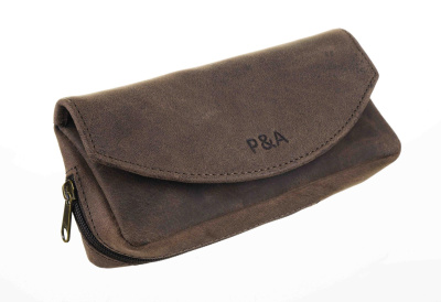 Сумка P&A для трубки и табака, натуральная буйволиная кожа Сумка P&A для трубки и табака, натуральная буйволиная кожа