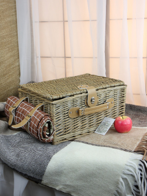 Набор для пикника с термосумкой и пледом на 4 персоны Набор для пикника с термосумкой и пледом на 4 персоны