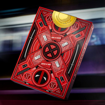 Карты "Theory11 Deadpool playing cards"