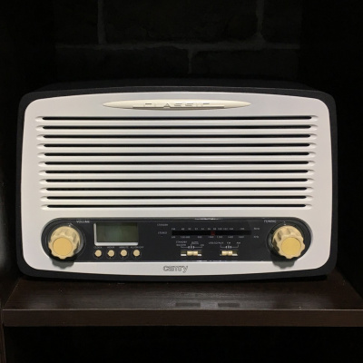 Ретро радио-приемник CAMRY CR1126 (usb+SD+часы+будильник)